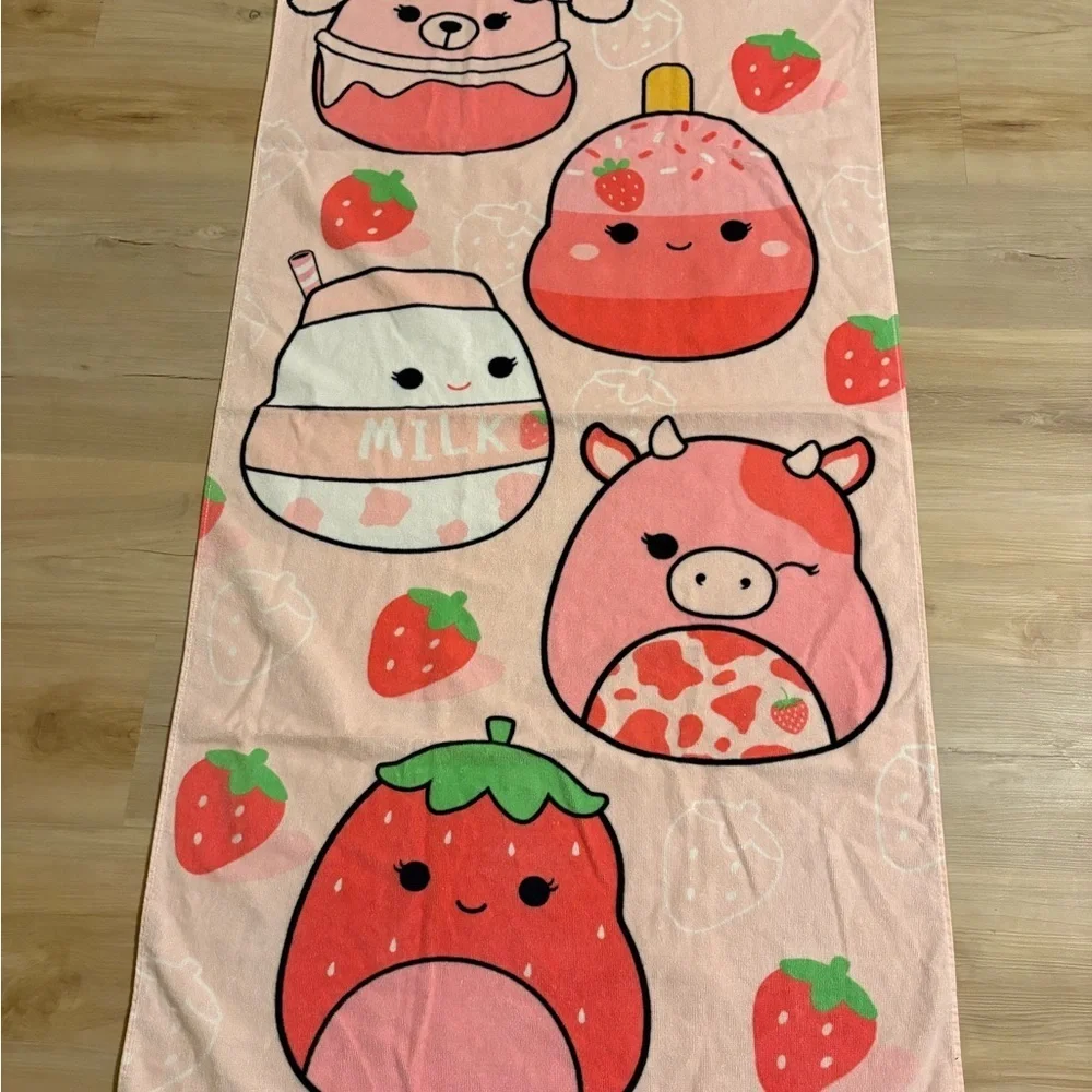 Kids' Squishmallow Character Beach Towel 28 X55”